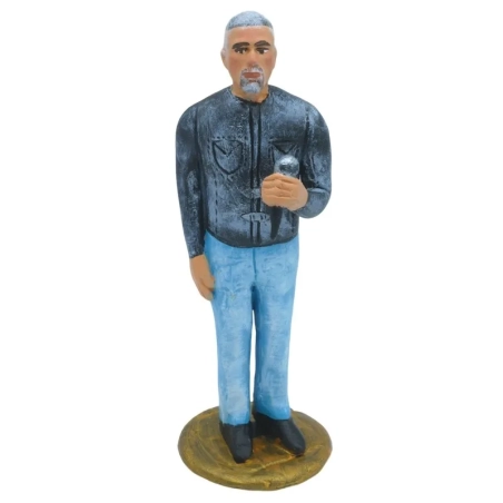 Statuetta Eros Ramazzotti in terracotta 17 cm