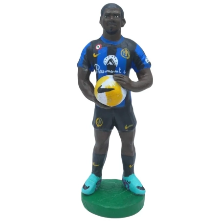 Statuetta Thuram Inter in terracotta 17 cm