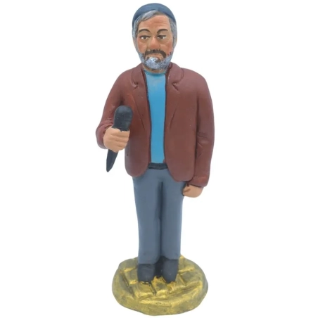 Statuetta Lucio Dalla in terracotta 17 cm