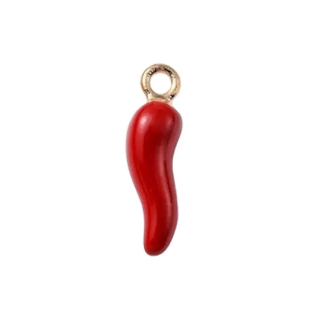 Gioiello Corno rosso Ciondolo 2 cm