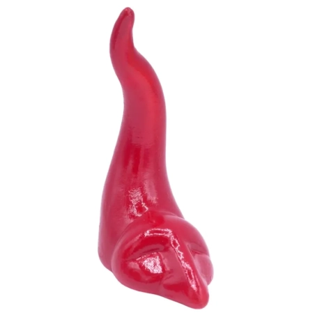Pulcicorno rosso in ceramica da tavolo 12 cm