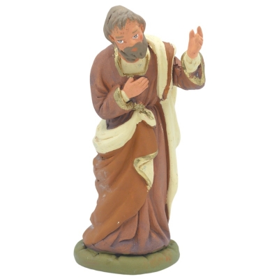 San Giuseppe in terracotta 12 cm