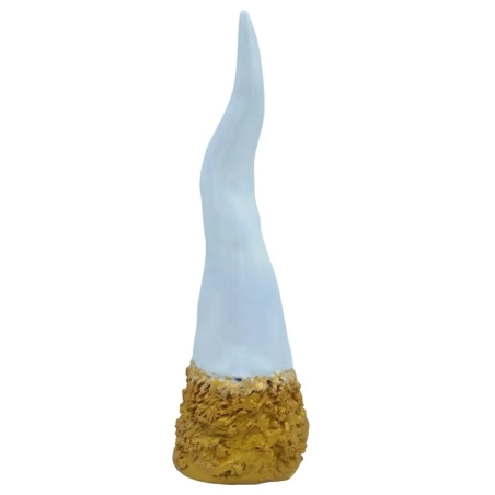 Corno imperiale bianco in ceramica da 9 a 20 cm