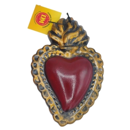 Cuore sacro in ceramica 15 cm
