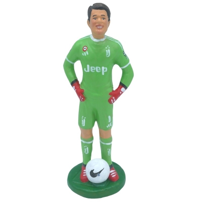 Statuetta Szczęsny Juventus in terracotta 17 cm