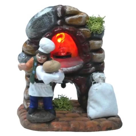 Forno in terracotta con panettiere da 7 cm