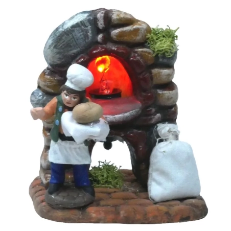 Forno in terracotta con panettiere da 7 cm