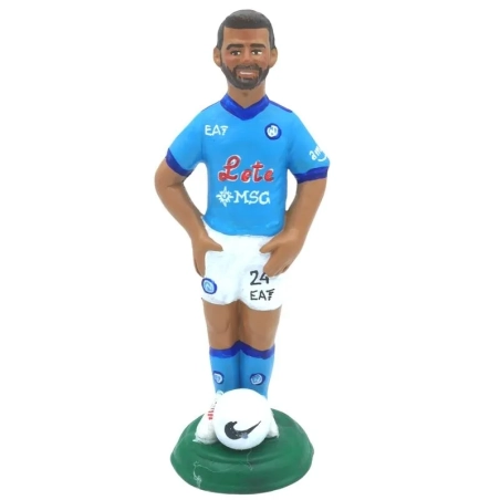 Statuetta Lorenzo Insigne in terracotta 17 cm