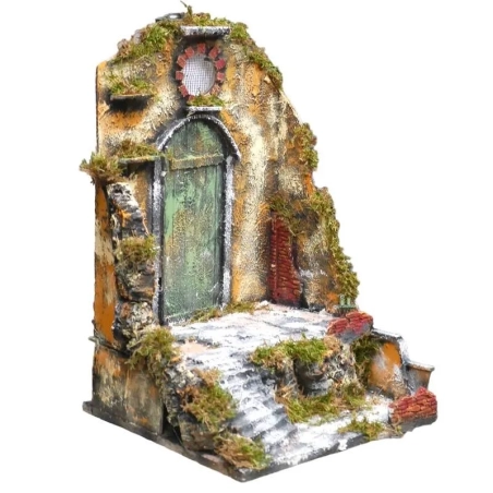 Tempio presepe stile 700 per pastori da 20 a 30 cm