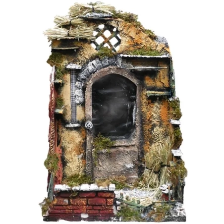 Tempio presepe stile 700 per pastori da 20 a 25 cm