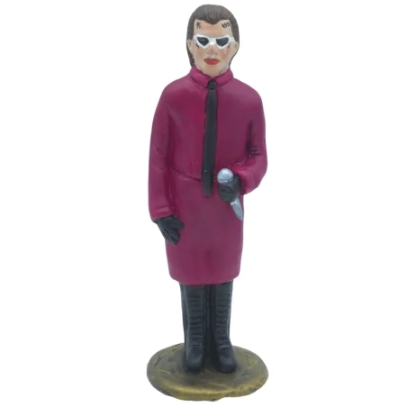 Statuetta Rosa Chemical in terracotta 17 cm