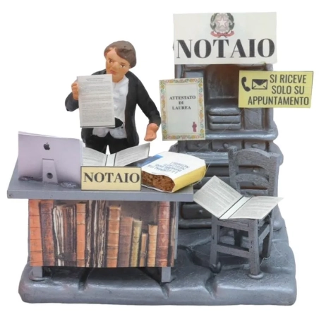 Studio Notaio uomo 10 cm