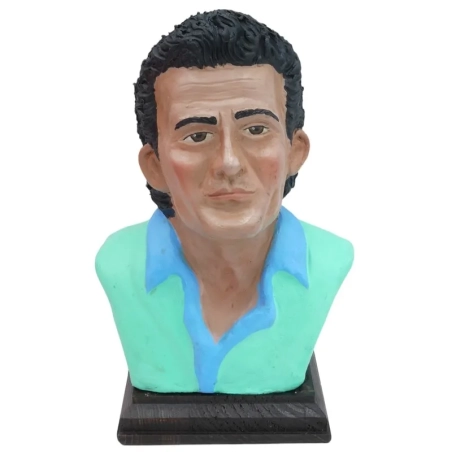 Busto Massimo Troisi in terracotta 15 cm