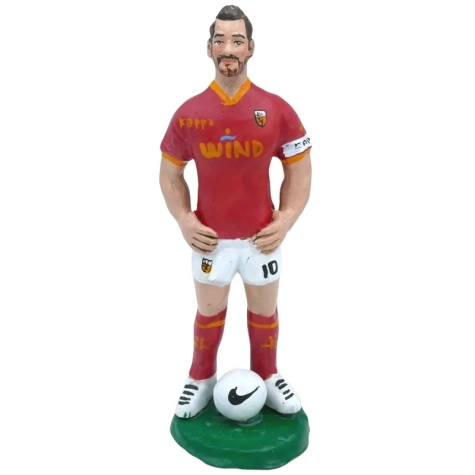 Statuetta Francesco Totti in terracotta 17 cm