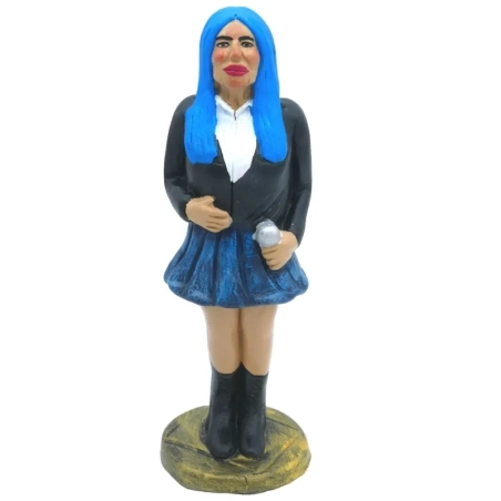 Statuetta Loredana Bertè in terracotta 17 cm