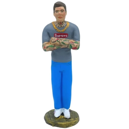 Statuetta Fedez in terracotta 17 cm