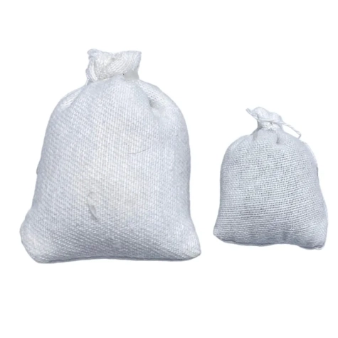 Sacco con farina e grano per pastori da 7 a 10 cm