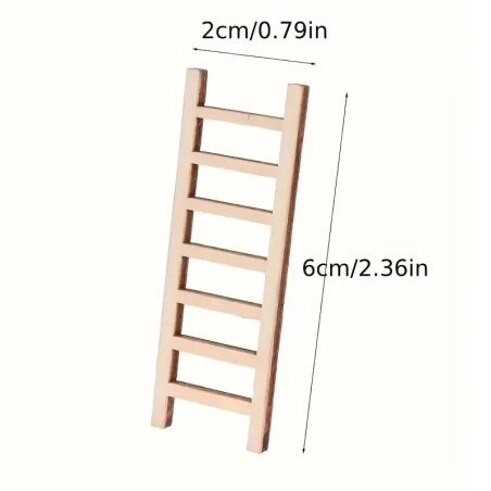 Scala in legno per presepe 7 cm
