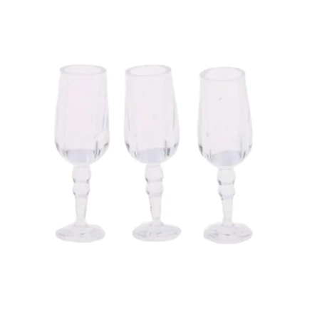set da 3 calici in vetroresina per pastori da 7  a 12 cm