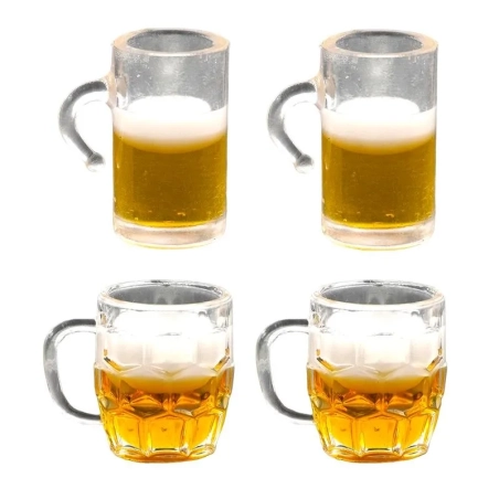 Set da 2 boccali di birra per pastori da 7 a 12 cm