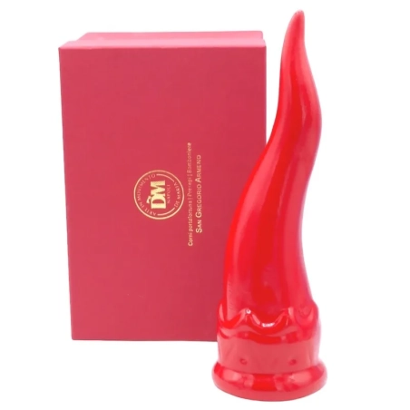CornoNapoletano rosso totale da tavolo da 15 o 25 cm