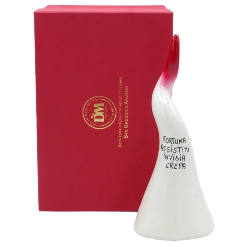 Corno della fortuna in ceramica da tavolo 15 o 20 cm