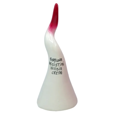 Corno della fortuna in ceramica da tavolo 15 o 20 cm