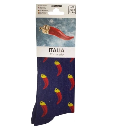 Calzini Corni portafotuna 100% cotone UNISEX TUTTE LE TAGLIE