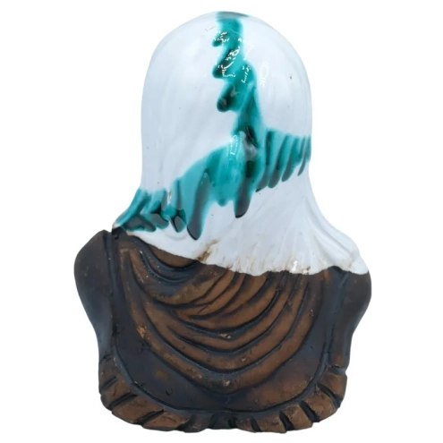 Bella Mbriana busto stilizzato rosso in ceramica 15 cm