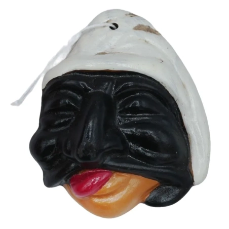 Pulcinella con macchina da caffè 10 cm