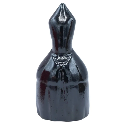 Busto San Gennaro nero in ceramica 10 cm