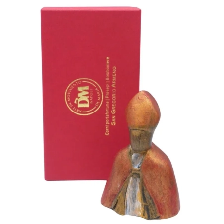 Busto San Gennaro classico stilizzato in ceramica 12 cm