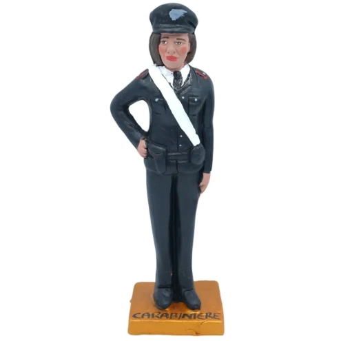 Statuetta Carabiniere in terracotta 15-17 cm