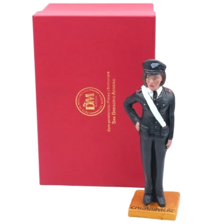 Statuetta Carabiniere in terracotta 15-17 cm