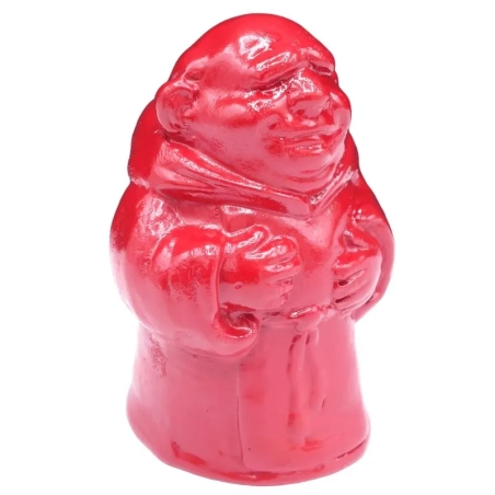 Statuina O' Munaciello classico rosso stilizzato 10 cm