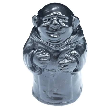 Statuina O' Munaciello classico nero stilizzato 10 cm