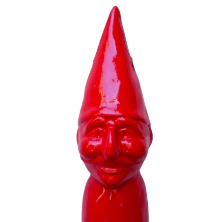Pulcicorno rosso in ceramica da appendere 40 cm
