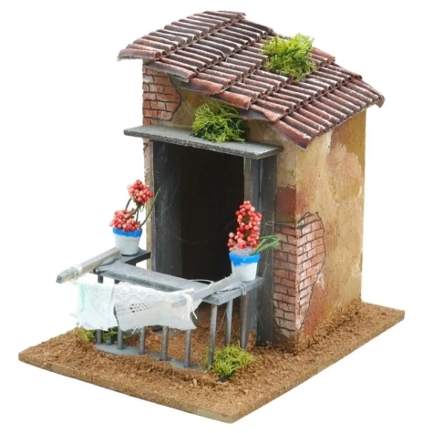 Casa per presepe napoletano  30 cm
