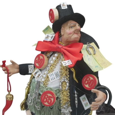 Statuina del Gobbo scartellato scio scio 25 cm | Statuina presepe