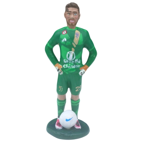 Statuetta Di Gregorio Juventus in terracotta 17 cm