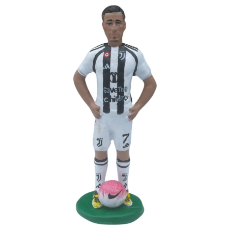 Statuetta Conceição Juventus in terracotta 17 cm