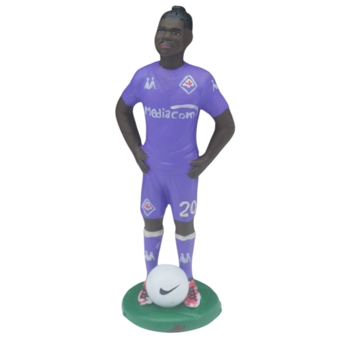 Statuetta Kean Fiorentina in terracotta 17 cm