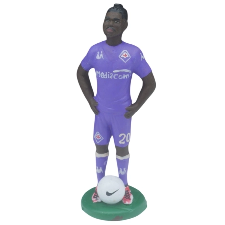 Statuetta Kean Fiorentina in terracotta 17 cm