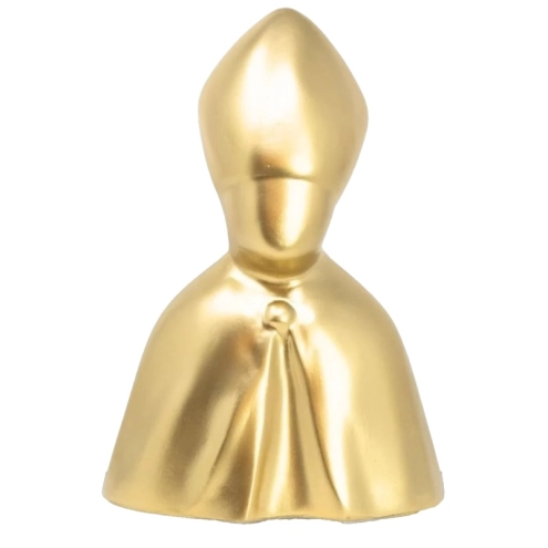 Busto San Gennaro oro in ceramica 12 cm