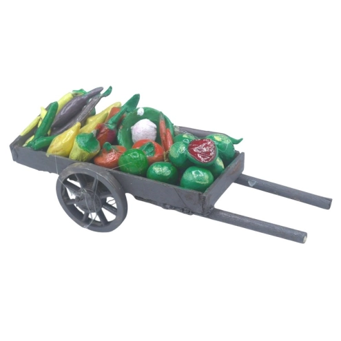 Carretto con frutta per pastori da 10 cm