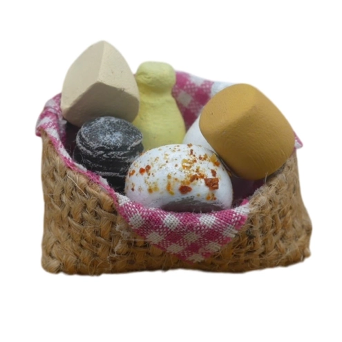 Cesto con formaggio fresco per pastori da 7 a 10 cm