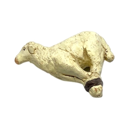 Pecora con piedi legati in terracotta 10 cm