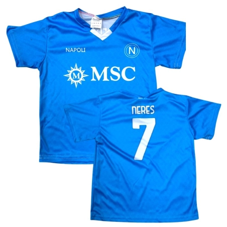 Nuova Maglia Neres Napoli 2023-2024 TAGLIA BAMBINO E ADULTO