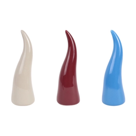 Corno in ceramica da tavolo 8 o 13 cm