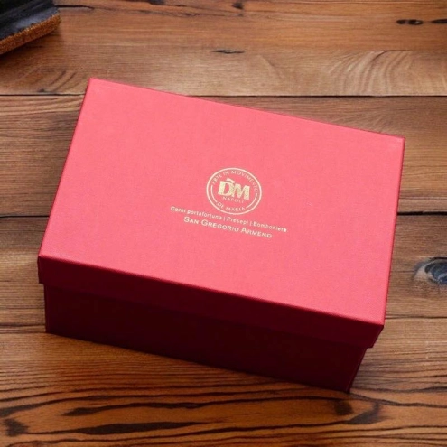 Portachiavi portafortuna con corno e corna | Portafortuna da regalare | corno rosso